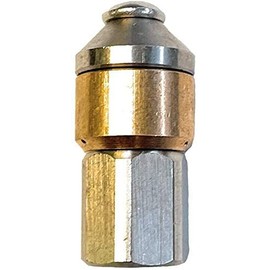 1 x rotating pipe cleaning nozzle 1/8 inch for pipe cleaning hose for Kärcher WAP Alto and others (1/8 inch, rotating nozzle)