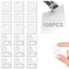 Anyongora 100 PCS Vertical Blind Repair Tabs,Clear Vertical Blinds Repair