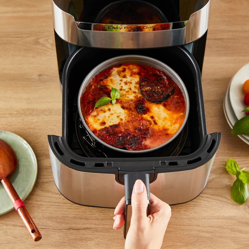 Tefal 2 x Air Fryer Non Stick Easy Release Pie