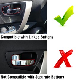 TTCR-II Compatible with Door Handle Nissan Qashqai MK1 J10 JJ10 2007-2013, 80670-JD000 Driver Door Handle Inner Left Handle Inner Door Handle for Qashqai J10 Handle, Qashqai J10 Inner Replacement