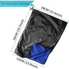 FINGER TEN Golf Towel Bag Rain Hood Towel Cover Microfiber