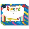 25 PCS Colorful 8 X 10 Inches Award Certificates, Student