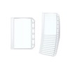 NatSumeBasics 12 A8 Budget Binder Pockets Zipper Clear Cash Stuffing