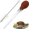 Westmark Bratensaftspritze, mit Reinigungsbürste, Länge: 28 cm, Kunststoff, Rot/Transparent, 15252270