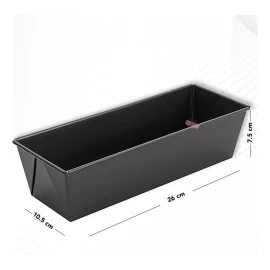 J.H. Company Molde Para Pan Caja Antiadherente Reposteria Cocina Acero