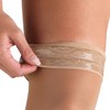 Truform Compression 8-15 mmHg Sheer Thigh High Stockings Beige, Medium,