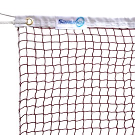 Sanung Portable Badminton Net, Single-Sided Nylon, Trim, Drawstring, Small Hole, Badminton Switching Net, For Daily Use, Training, Play, Practice, Game, Outdoor, Indoor, Outdoor, Badminton Net