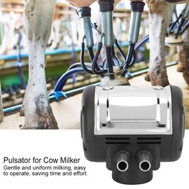 Pulsator for Cow Milker, Stainless Steel Pneumatic Pulsator Cow Cattle Milker Milking Machine Dairy Farm Parts for Cows, Cattle, Goats and Sheep