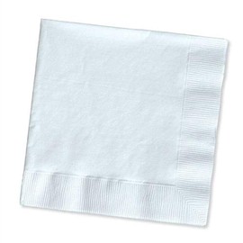Luncheon Napkins 6.5"X6.5"(Folded Size) 50/Pkg-White
