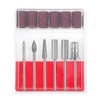 Xinjoduz 6 PCS Nail Drill Bits Cuticle Set, Professional Drill