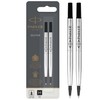 Parker Rollerball Pen Refills | Medium Point | Black QUINK