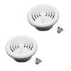 Circle Air Vent Cover 100mm 4'' Ducting White High Quality
