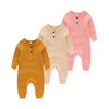 Chamie Baby Romper Newborn Knitted Jumpsuit Long Sleeve Baby Boys