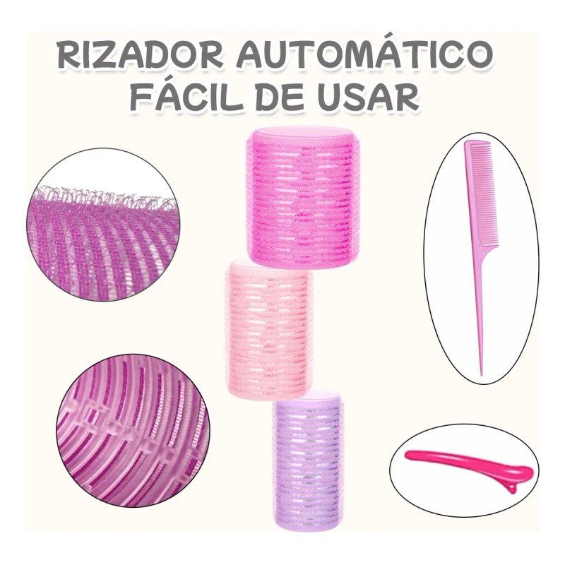 Juego De 33 Ruleros Para Cabello,moldeado Sin Dao