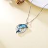 TOUPOP Dolphin Gifts for Women 925 Sterling Silver Dolphin Pendant
