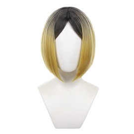 ZUWEEMEK Haikyuu!! Ionju Sharpening Kazume Kenma Wig, Cosplay, Mesh Net Included, Small Items, For Photography, Events, Halloween Costume, Disguise