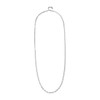 UNO de 50 Sterling Silver Plated Long Chain, One Size,