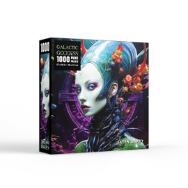 Jigsaw Puzzle for Adults and Families - 1000 Pieces - Galactic Goddess - Jazen Happy - 27x20 inch - Poster Included Puzzle
