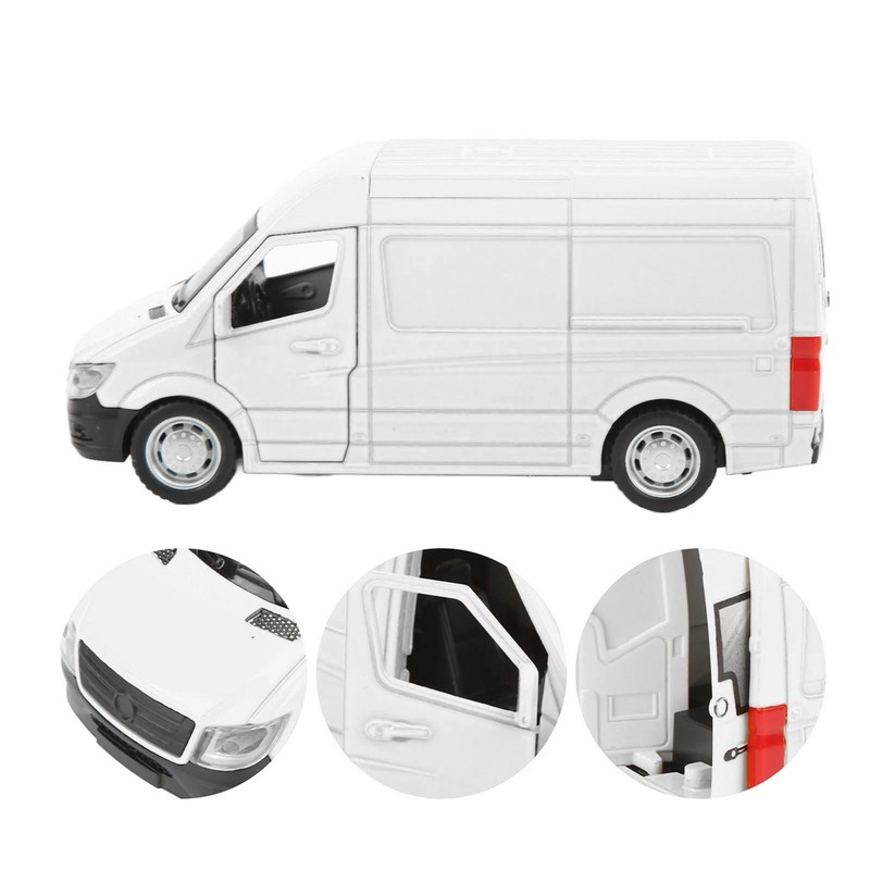 1:32 Diecast Car Toy Model Door Opened Pull Back Light