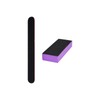 LNAUJS Nail File and Thin Buffer Block, 100/180 Grit, Professional