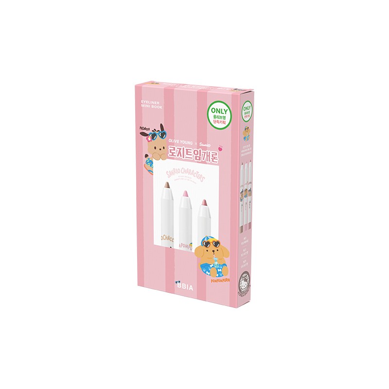 BBIA [Tanning Sanrio Characters] Last Auto Gel Eyeliner Mini Book
