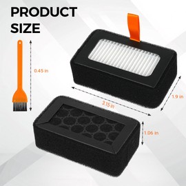 for Bambu Lab X1/X1C/P1P/P1S Series 3D Printers Air Filter Replacement, High-Density Activated Carbon for VOC and Odor Reduction