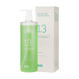 Erti 13 Purifying Toner Tea Tree Oily Skin Calming Pore Toner 480ml / 에르띠 13 퓨리파잉 토너 티트리 수부지 지성피부 진정 모공 토너 480ml
