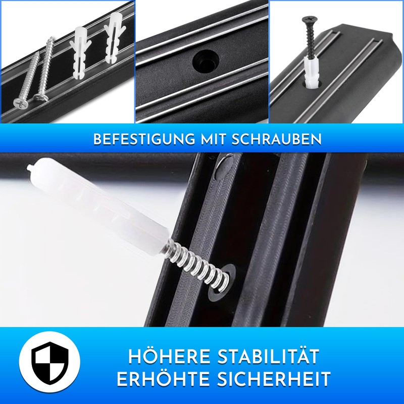 Magnetic Strip Tool 4 Pieces 33 cm x 5 cm