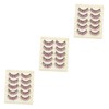 Minkissy 15pairs Exaggerated False Eyelashes with Diamond Accents for Latin