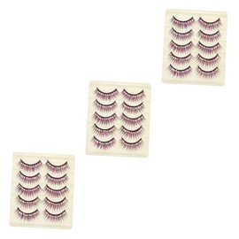 Minkissy 15pairs Exaggerated False Eyelashes with Diamond Accents for Latin Dance Cosplay and of Thick Lashes to Eye Makeup and Create Stunning Volume