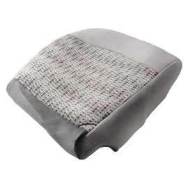 Mievlyo Front Driver Side Bottom Replacement Gray Cloth Seat Cover Fit for Ford F250 F350 F450 F550 XLT 1999 2000