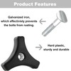 Lawn Mower Handle Knobs Nut Bolt,Lawn Mower Handle Bolts T-Handle