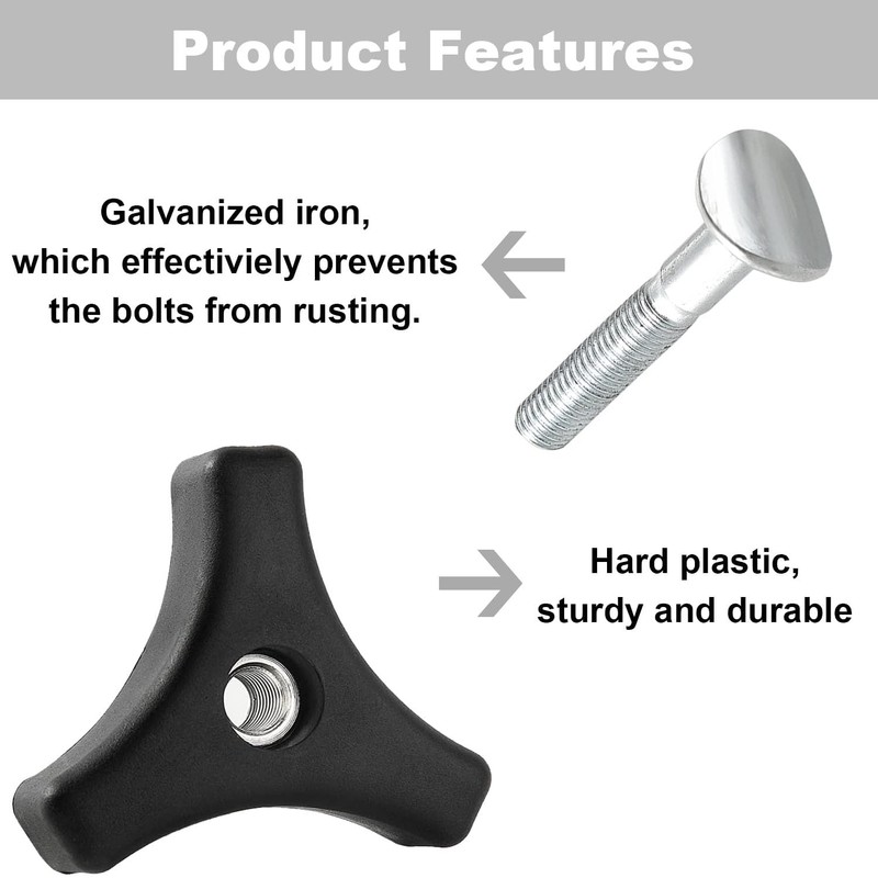 Lawn Mower Handle Knobs Nut Bolt,Lawn Mower Handle Bolts T-Handle