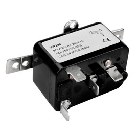 APFR-290 90-290 24V AC Heavy-Duty Fan Relay – Single Pole SPST – Isolated AC Switch for HVAC blowers, humidifiers, Goodman blowers, Heat sequencers – Includes Universal Bracket（1 Pack） (1)