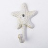 TOPBATHY 3pcs Wall Hooks Sea Star Shape Wall Mounted Decorative