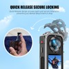 Aluminum Protective Cage for Insta360 X5, Multifunction Utility Frame Case