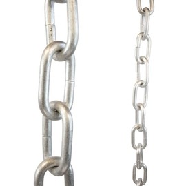 Nutshell Stores Large Link Rain Chain - Aluminum - 14 Feet