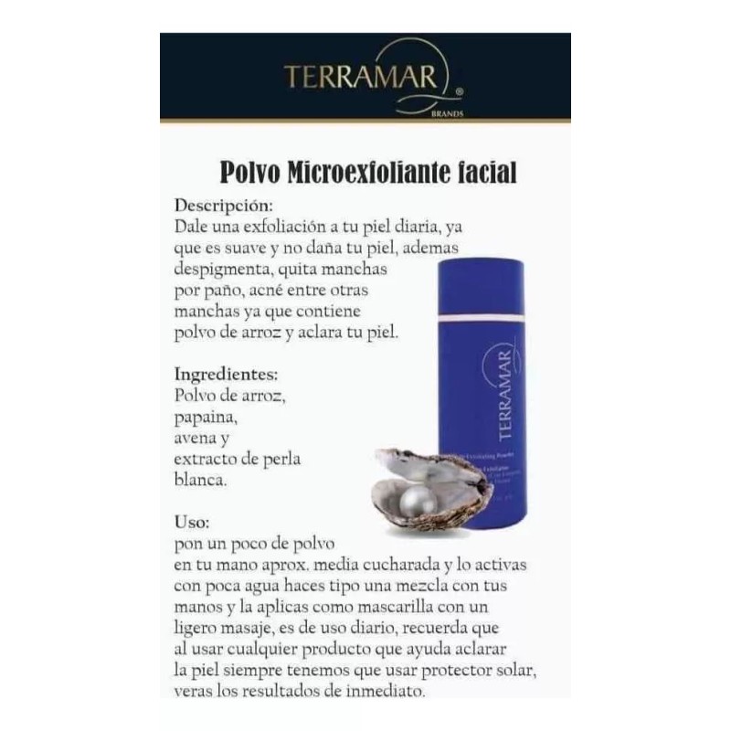 Terramar Kit Terramar Polvo Microexfoliante + Agua Micelar Glaciar