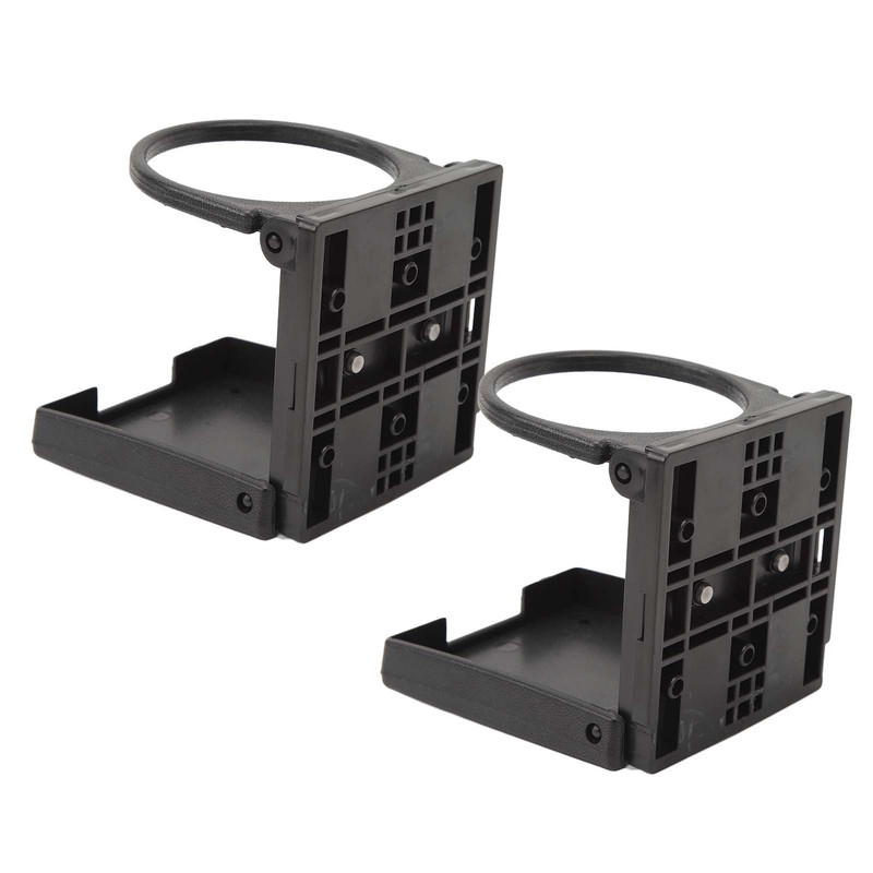 2 Pcs Folding Cup Holder 73mm Compact Space Saving Foldable