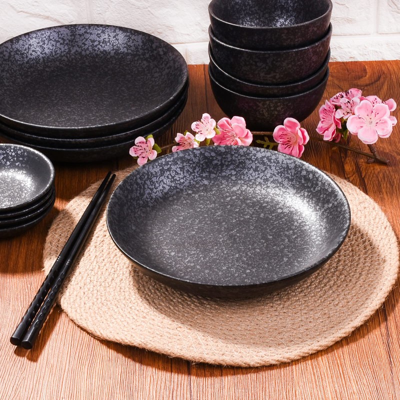 Ceramic Dinner Plates Pasta Plate Steak Plate 8 Inch Japanese