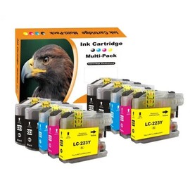 10 XL Cartridges Compatible with Brother LC-223 XL LC223 for Brother DCP-J4120DW, MFC-J4420DW, MFC-J4620DW, MFC-J4625DW, MFC-J5320DW, MFC-J5620DW, MFC-J5625DW, MFC-J5720DW