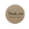 BAY LETTERPRESS Thank You Stickers, 51 Sheets, Wrapping, Diameter 1.2