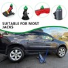 Chelhead Green Magnetic Frame Rail Floor Jack Pad Universal Aluminum