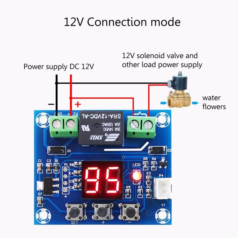 DollaTek 12V Soil Moisture Sensor Humidity Controller with Digital Display