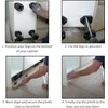 SHIERYUE 4 Pack Adjustable Furniture Feet,Adjustable Cabinet Legs for Kitchen