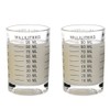 Shot Glass Measuring Cup 3 Ounce/90ML Liquid Heavy High Espresso