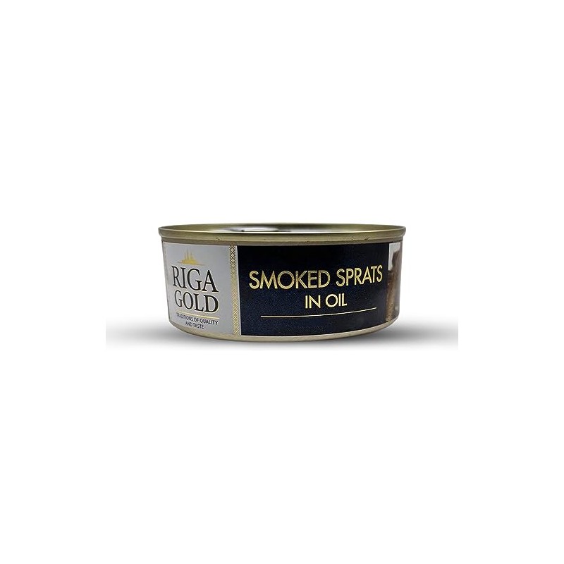 Riga Gold Shproti, Sprats in Oil, 8.4 ounces (Pack 3)