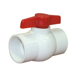 Valterra 700-20 PVC Ball Valve, White, 2" Slip