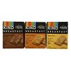 KIND Breakfast Bar Variety Bundle: Dark Chocolate Cocoa, Peanut Butter,