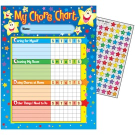 Stars Success Charts (25 Sheets) by TREND Enterprises, Inc. - Help Your Child Establish Good Habits for Home and Study